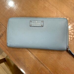Kate Spade light blue wallet